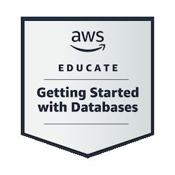 Badge AWS Educate Getting Started with Databases